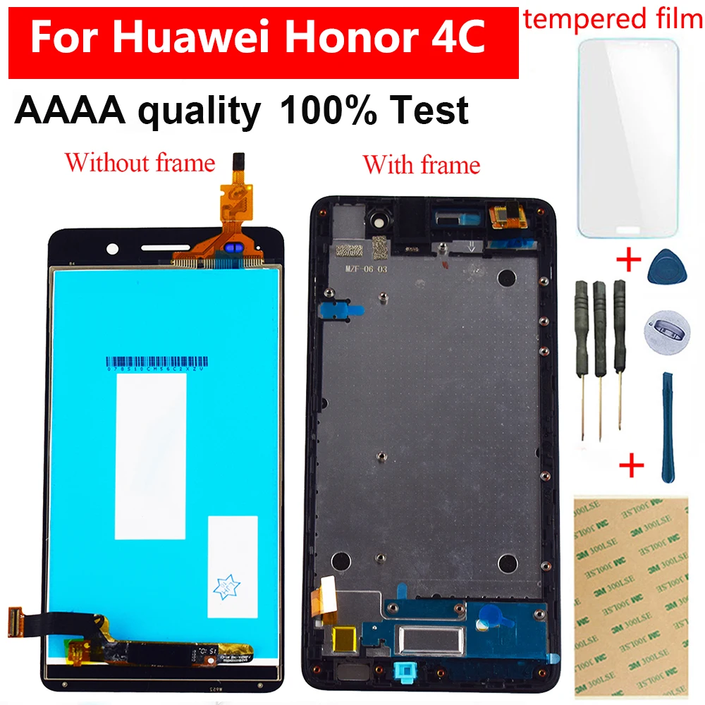 For Huawei Honor 4C LCD Display CHM-U01/G Play Mini CHC-U01 CHC-U03 LCD Screen Touch Screen Digitizer Sensor Assembly With Frame
For Huawei Honor 4C LCD Display CHM-U01/G Play Mini CHC-U01 CHC-U03 LCD Screen Touch Screen Digitizer Sensor Assembly With Frame