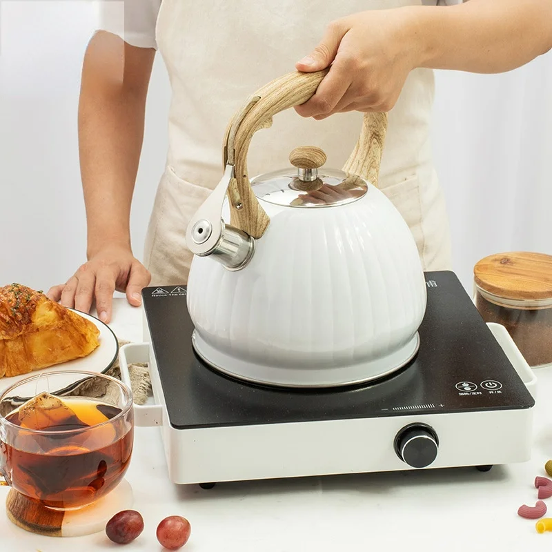 Электрический чайник со свистком нержавеющая сталь, китайская плита, чайник, газовый экологически чистый Hervidor De Agua, кухонные аксессуары EB5SH
Электрический чайник со свистком нержавеющая сталь, китайская плита, чайник, газовый экологически чистый Hervidor De Agua, кухонные аксессуары EB5SH
