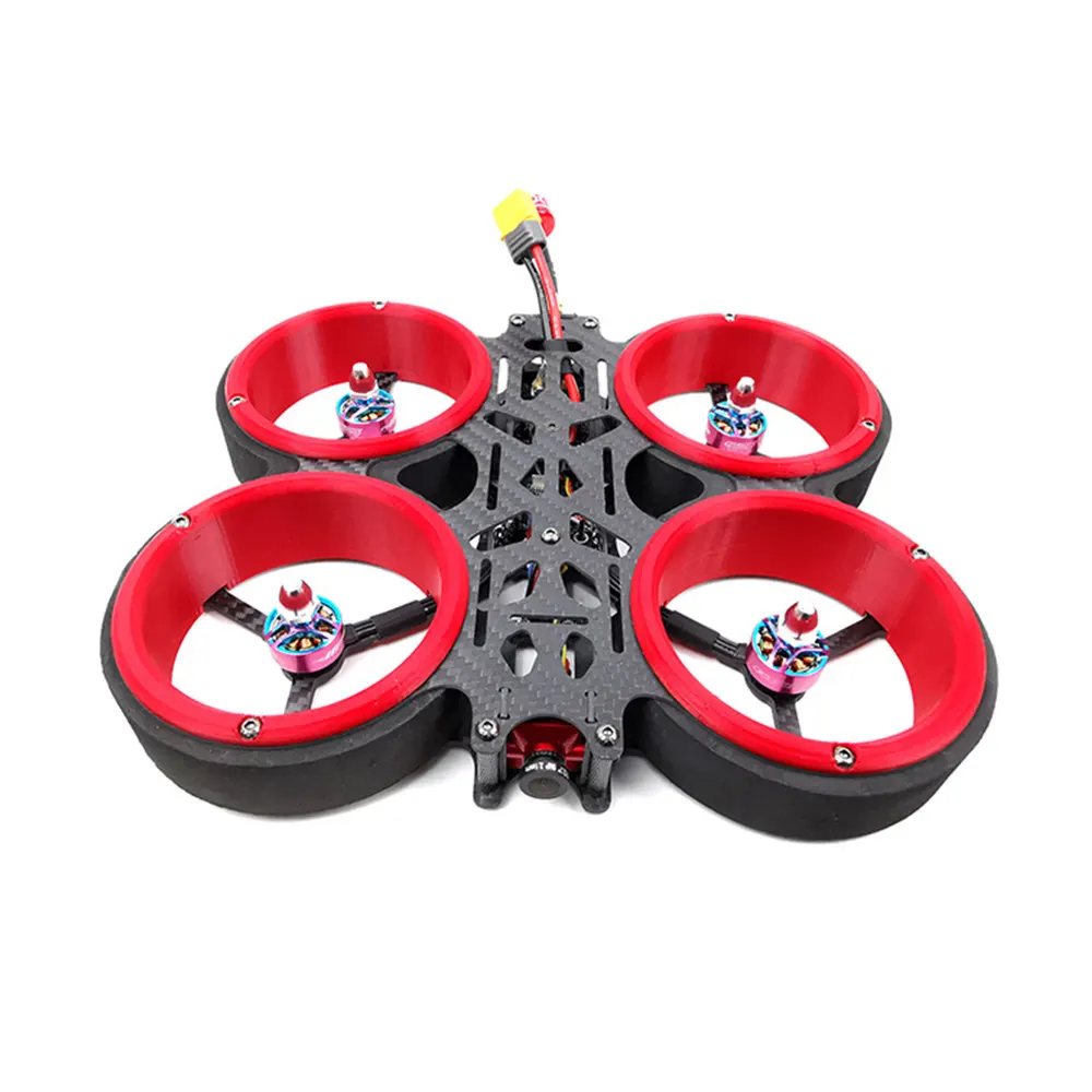 Orion3 167mm Wheelbase 3 Inch Carbon Fiber Duct Frame Kit w/ 3D Printed Camera Mount for Cinewhoop RC Drone
Orion3 167mm Wheelbase 3 Inch Carbon Fiber Duct Frame Kit w/ 3D Printed Camera Mount for Cinewhoop RC Drone