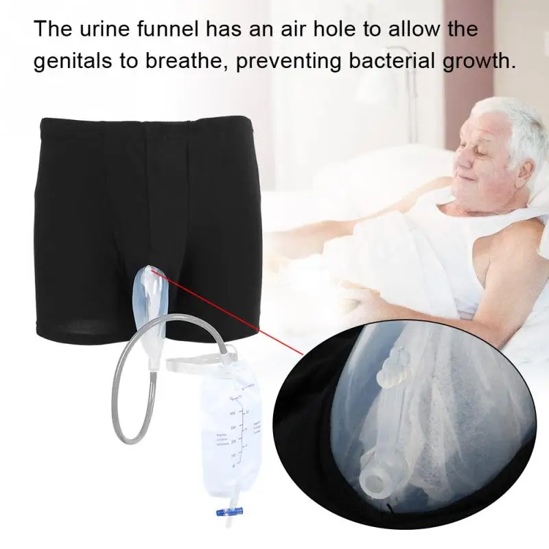 Reusable Male Urinal Bag Silicone Urine Funnel Pee Holder Collector with Catheter
Reusable Male Urinal Bag Silicone Urine Funnel Pee Holder Collector with Catheter