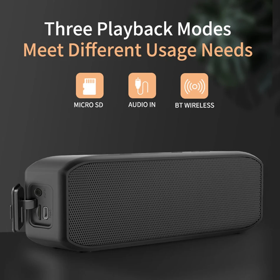 New Arrival Outdoor IPX7 Waterproof Portable Wireless Speakers Stereo Bass HiFi Subwoofer Speaker Home Music Player BOX
New Arrival Outdoor IPX7 Waterproof Portable Wireless Speakers Stereo Bass HiFi Subwoofer Speaker Home Music Player BOX