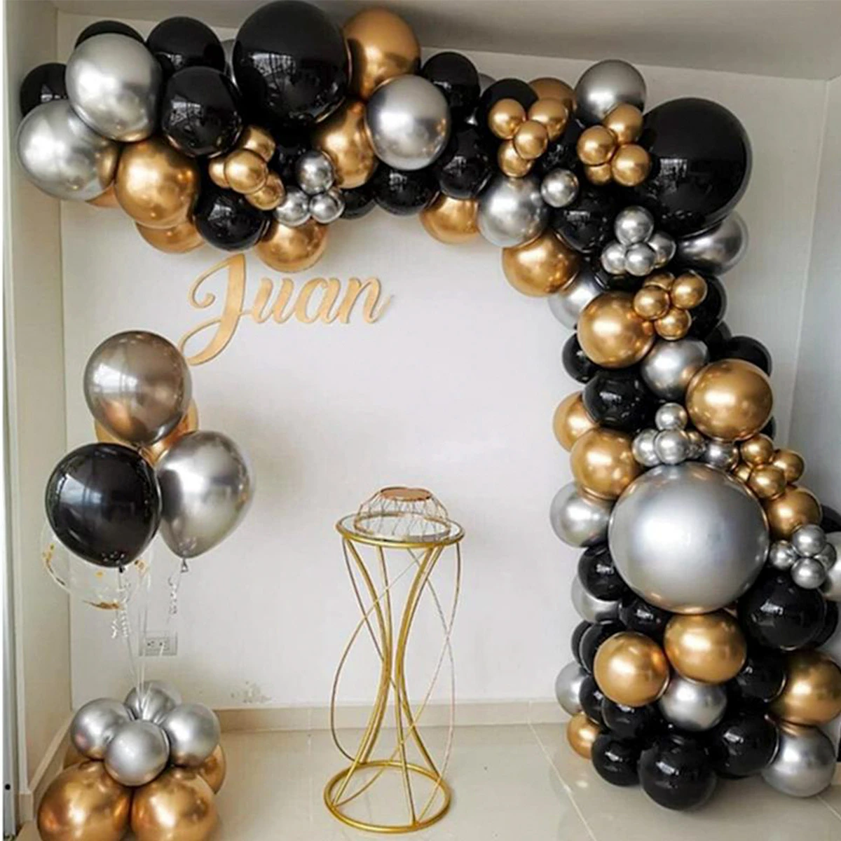 Balloon Arch Garland Kit Chrome Gold Latex Black Balloons Wedding Graduation Party Birthday Globos Decorations
Balloon Arch Garland Kit Chrome Gold Latex Black Balloons Wedding Graduation Party Birthday Globos Decorations