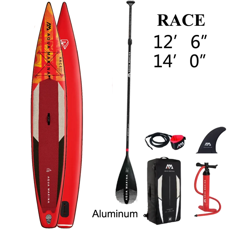 Доска для Sup серфинга AQUA MARINA RACE с двойной уткой доска 2021 надувная гоночная
