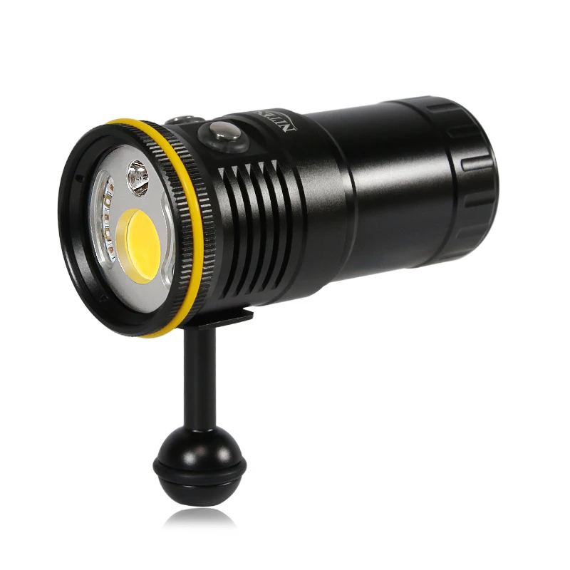 

2022 niteакваланг NSS60 светодиодный светильник для видеосъемки и дайвинга 6000 люмен с точесветильник том подводный фонарик широкий угол CRI = 90 УФ к...