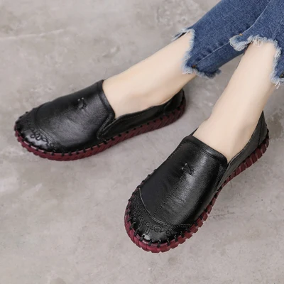 2021 New Fashion Women Shoes Genuine Leather Loafers Women Casual Shoes Soft Comfortable Shoes Women Flats
2021 New Fashion Women Shoes Genuine Leather Loafers Women Casual Shoes Soft Comfortable Shoes Women Flats