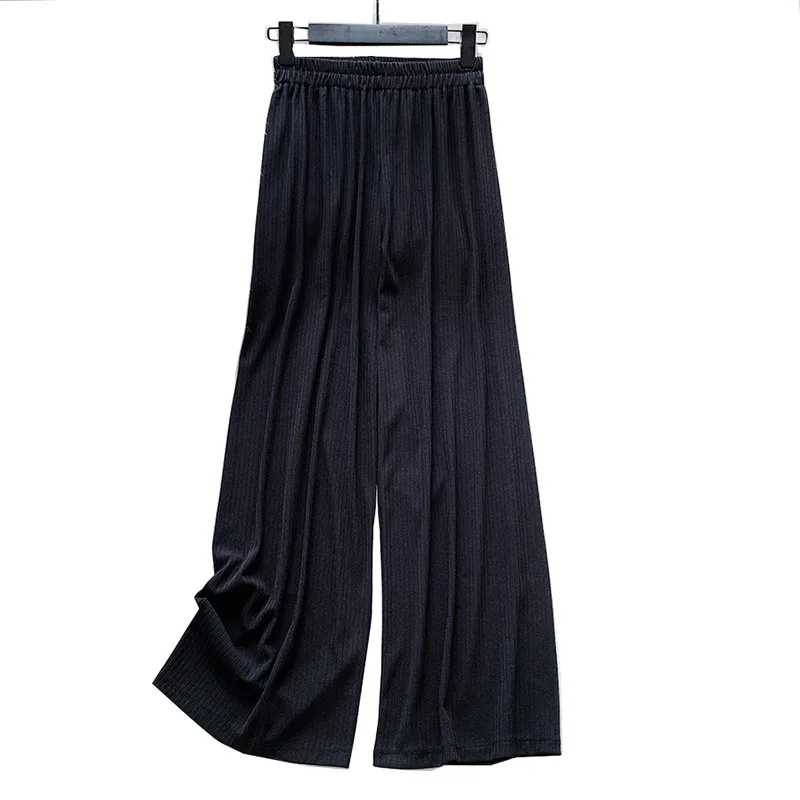 Ice Silk Wide Leg Pants Female 2020 Spring and Summer Drape Loose Knitted Women's Pants Wild Thin Straight Casual Pants Trousers
Ice Silk Wide Leg Pants Female 2020 Spring and Summer Drape Loose Knitted Women's Pants Wild Thin Straight Casual Pants Trousers