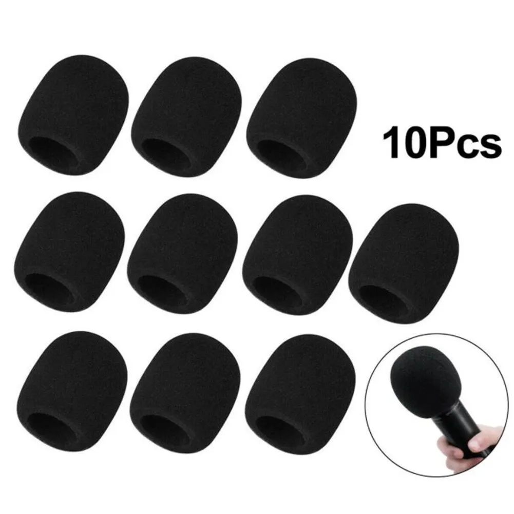 10 Pcs Thick Handheld Stage Microphone Windscreen Foam Case Sponge Cover Karaoke Black Non-disposable Avoiding Dust Moisture
10 Pcs Thick Handheld Stage Microphone Windscreen Foam Case Sponge Cover Karaoke Black Non-disposable Avoiding Dust Moisture