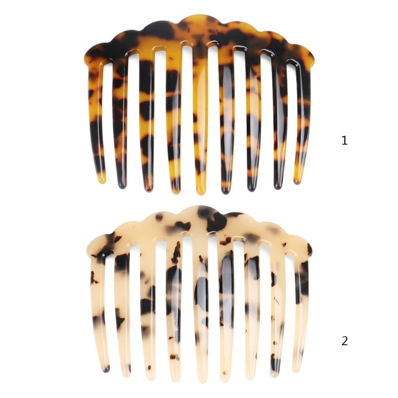 Cellulose Acetate Twist Hair Side Comb Transparent Crystal Vintage Leopard Print Hairpin 9 Teeth Minimalist French Large A0ND 
Cellulose Acetate Twist Hair Side Comb Transparent Crystal Vintage Leopard Print Hairpin 9 Teeth Minimalist French Large A0ND