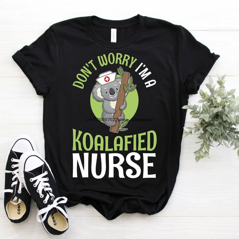 Футболка с надписью I'm Koalafied медсестра коала для ухода за грудью клиническая