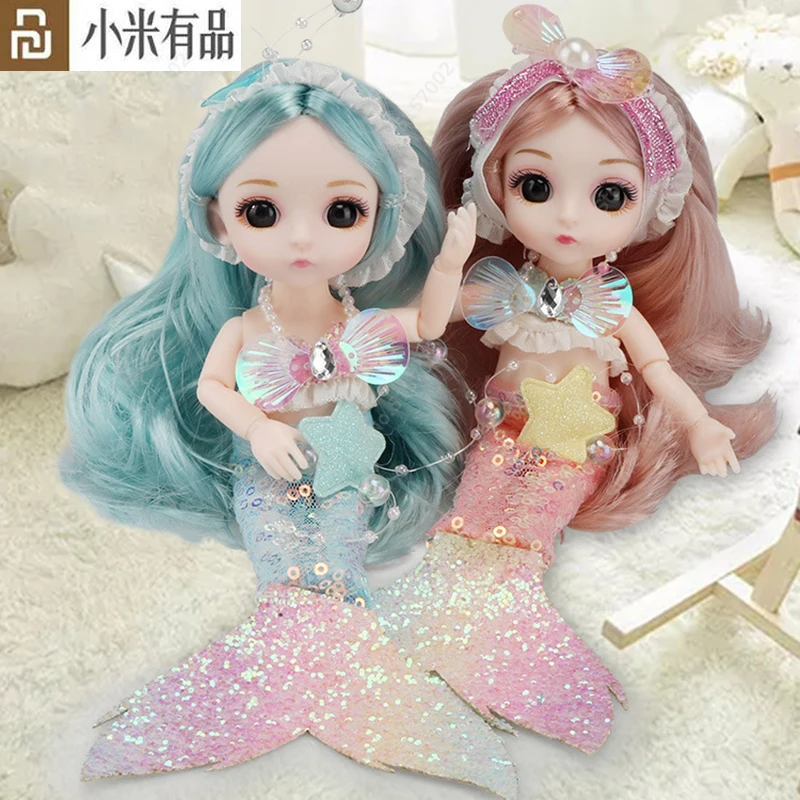 Youpin Children's Doll Dress Up Doll 13 Joints Movable Gift Play House Toys Beautiful Cute Dolls Multicolor Hair Girl Gift Toy
Youpin Children's Doll Dress Up Doll 13 Joints Movable Gift Play House Toys Beautiful Cute Dolls Multicolor Hair Girl Gift Toy
