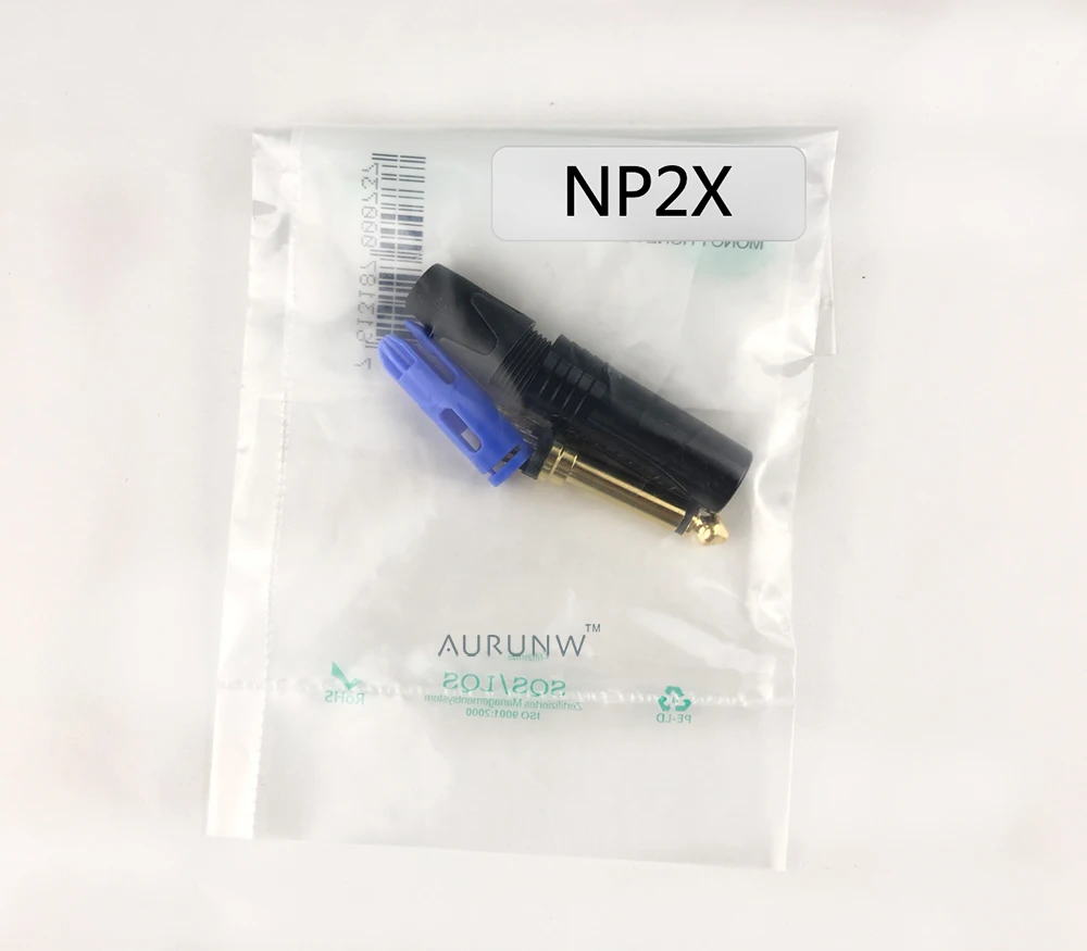 10PCS Gold plated For Neutrik NP2X plated rhodium 2 Pole 6.35 mm 6.5mm Stereo Jack Plug for DIY Cable
10PCS Gold plated For Neutrik NP2X plated rhodium 2 Pole 6.35 mm 6.5mm Stereo Jack Plug for DIY Cable