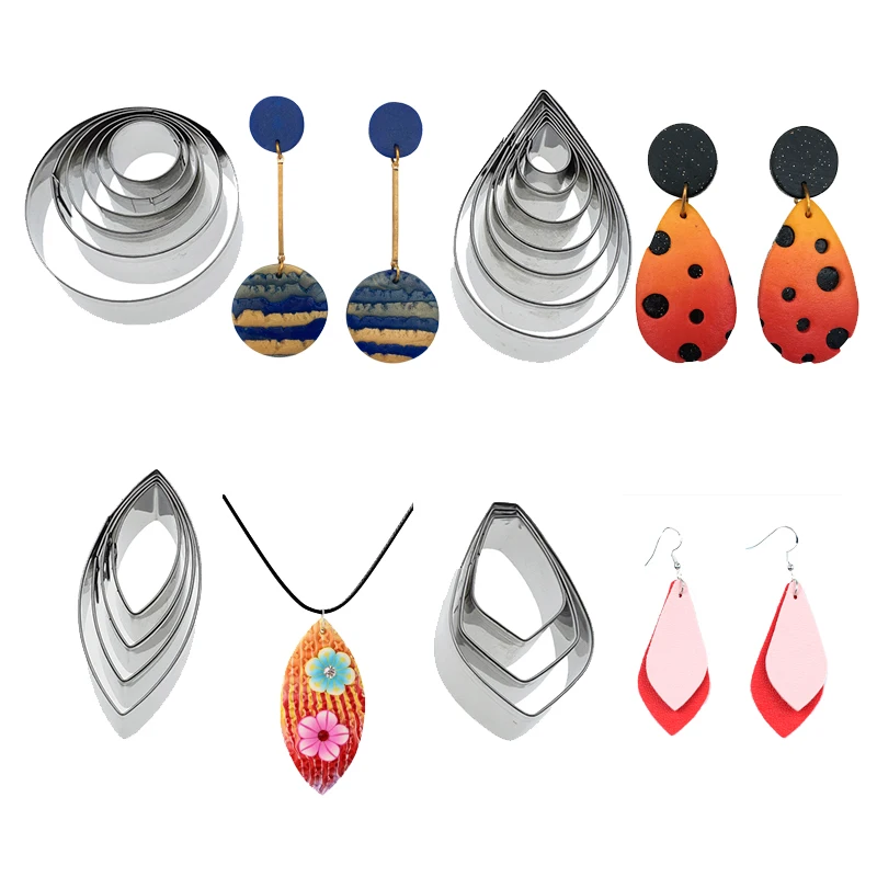 Round Drop Clay Cutter Designer DIY Polymer Clay Jewlery Ceramic Pottery Craft Stainless Steel Cutting Mold For Pendant
Round Drop Clay Cutter Designer DIY Polymer Clay Jewlery Ceramic Pottery Craft Stainless Steel Cutting Mold For Pendant