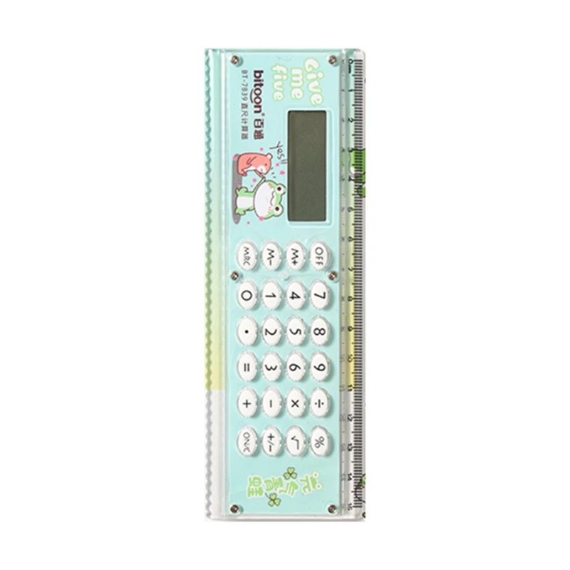 Multi-purpose Smart Calculator with 15cm Straight Ruler 1 x Cell Battery Powered (Included) Mini Calculator Ruler
Multi-purpose Smart Calculator with 15cm Straight Ruler 1 x Cell Battery Powered (Included) Mini Calculator Ruler