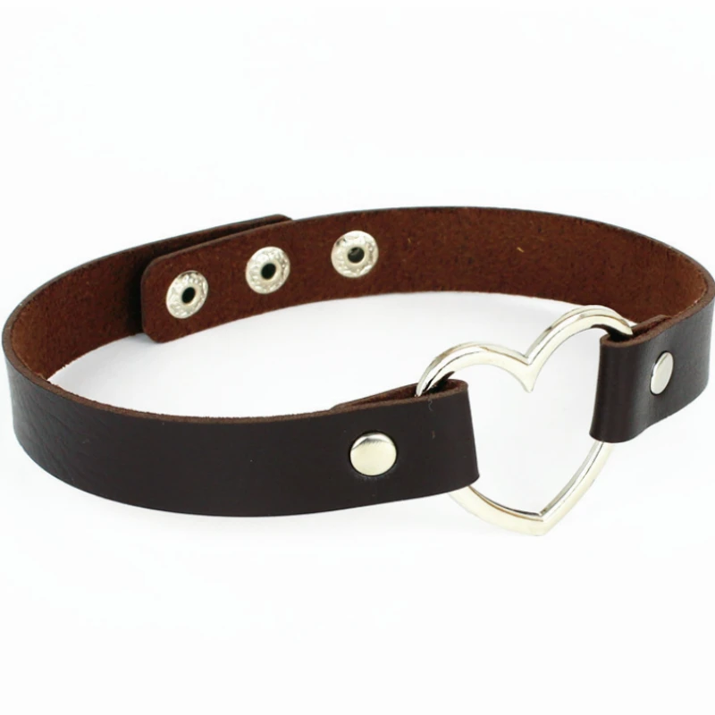 1 Collar Punk Round Gothic Goth Choker Harajuku Lovely PU Leather Neck Buckle Rivet Belts Love Heart Garters for Women Plus 
1 Collar Punk Round Gothic Goth Choker Harajuku Lovely PU Leather Neck Buckle Rivet Belts Love Heart Garters for Women Plus