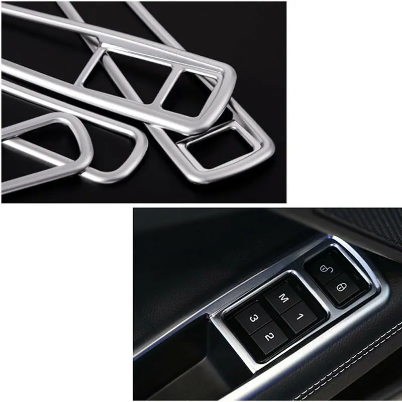 ABS 4Pcs Switch Panel Cover Trim Car Side Window Switch Panel Door Handle Cover Trim For Jaguar XE 2015-2018
ABS 4Pcs Switch Panel Cover Trim Car Side Window Switch Panel Door Handle Cover Trim For Jaguar XE 2015-2018