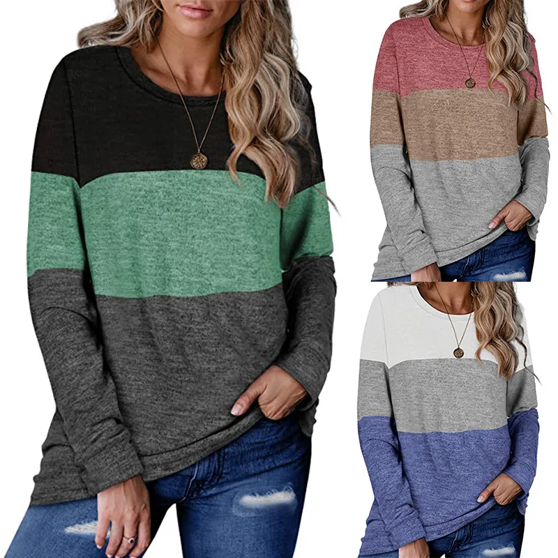 New Women Casual Basic Spring Autumn T-shirt O-neck Top Shirt Tee Long sleeve Patchwork Plus Size S~XXL
New Women Casual Basic Spring Autumn T-shirt O-neck Top Shirt Tee Long sleeve Patchwork Plus Size S~XXL
