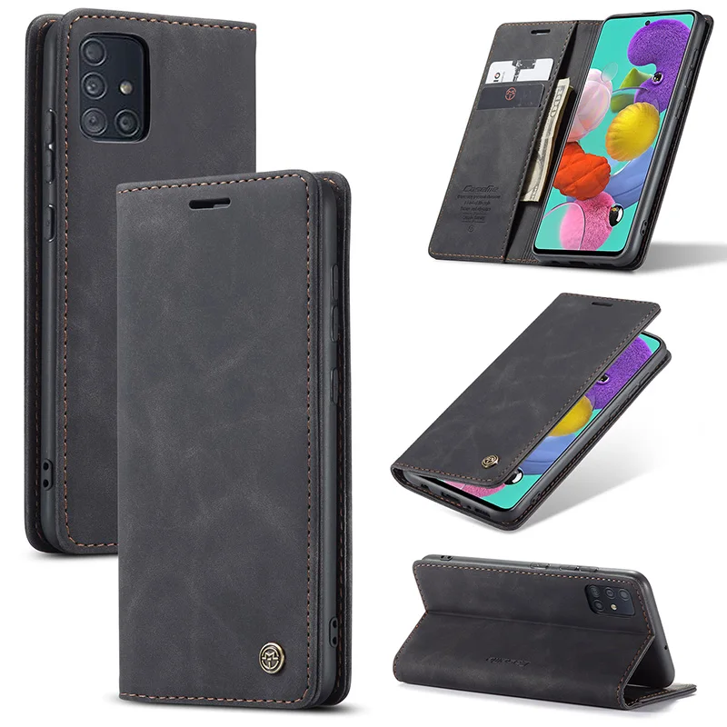 Case for Samsung Galaxy A51 Premium Leather Wallet Case with Card Slots Kickstand Magnetic Protective Flip Phone Shell Cover
Case for Samsung Galaxy A51 Premium Leather Wallet Case with Card Slots Kickstand Magnetic Protective Flip Phone Shell Cover
