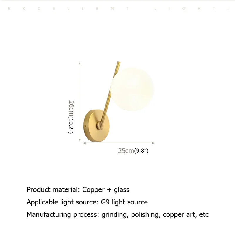 AOSONG Modern Wall Lamps Copper Light Contemporary Creative New Design Indoor Balcony Decorative For LivingRoom Bedroom
AOSONG Modern Wall Lamps Copper Light Contemporary Creative New Design Indoor Balcony Decorative For LivingRoom Bedroom