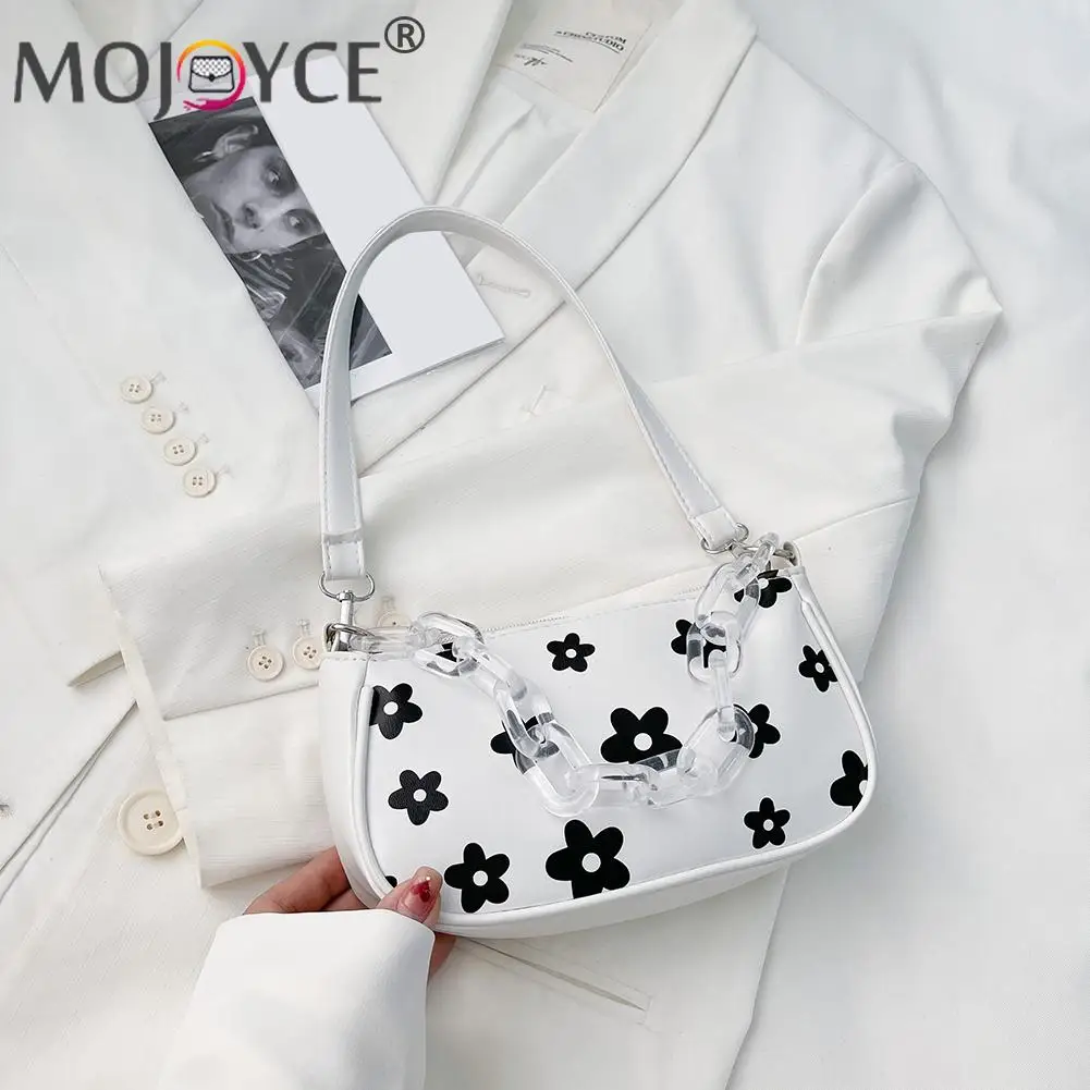 Floral Pattern Printing PU Leather Handbag Ladies Fashion Chain Underarm Bag Women Casual Shopping Shoulder Pouch
Floral Pattern Printing PU Leather Handbag Ladies Fashion Chain Underarm Bag Women Casual Shopping Shoulder Pouch