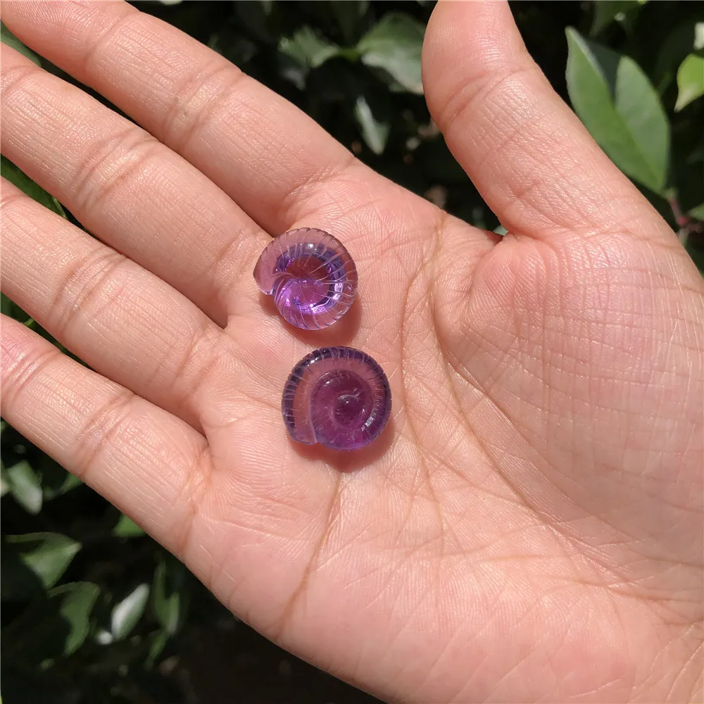 1 Pc Fengbaowu Natural Stone Cute High Quality Amethyst Conch Sea Snail Pendant Fashion Jewelry Crystal Gift For Women
1 Pc Fengbaowu Natural Stone Cute High Quality Amethyst Conch Sea Snail Pendant Fashion Jewelry Crystal Gift For Women