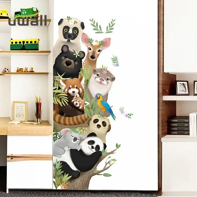 Cute Animals Wall Stickers Door Sticker Corner Decoration Self-Adhesive Home Decor Kids Room Decoration Baby Bedroom Decor
Cute Animals Wall Stickers Door Sticker Corner Decoration Self-Adhesive Home Decor Kids Room Decoration Baby Bedroom Decor