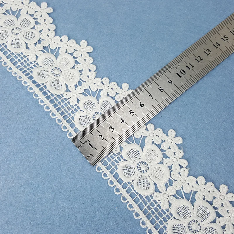 10yds White Embroidered Lace Fashion Ribbons Fabric Trim DIY Sewing Handmade Craft Materials Clothes Accessories Home Decoration
10yds White Embroidered Lace Fashion Ribbons Fabric Trim DIY Sewing Handmade Craft Materials Clothes Accessories Home Decoration