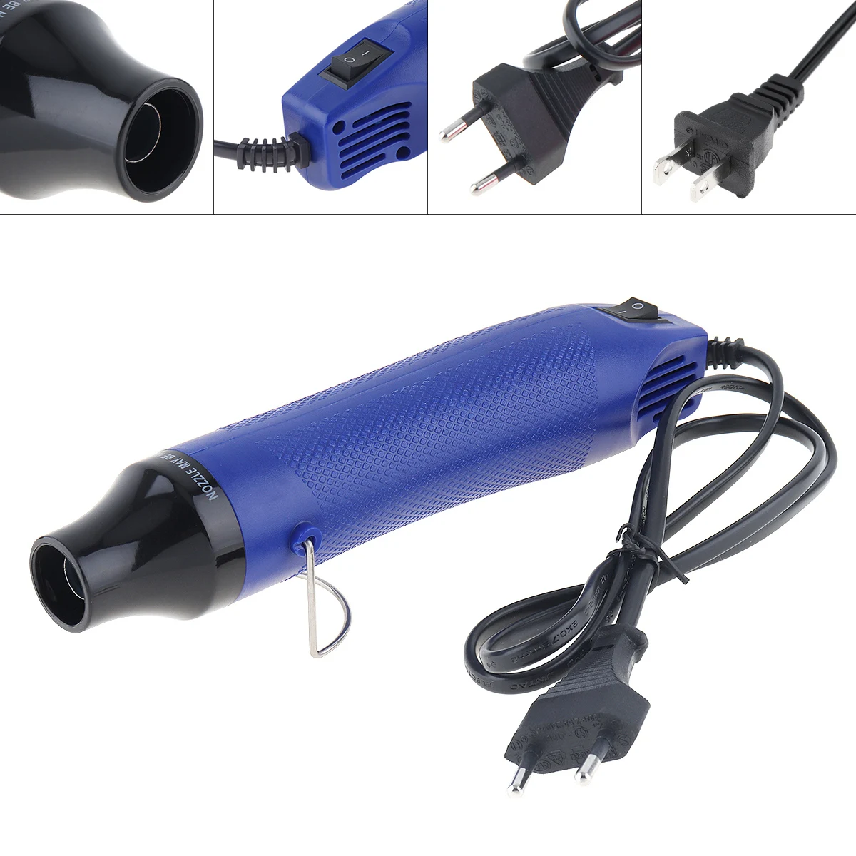 110V / 220V 300W Heat Gun Electric Blower Handmade with Shrink Plastic Surface and EU / US Plug for Heating DIY Accessories
110V / 220V 300W Heat Gun Electric Blower Handmade with Shrink Plastic Surface and EU / US Plug for Heating DIY Accessories
