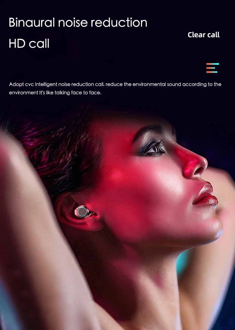 Noise Cancelling Wireless Headphones Bluetooth Sport Earphone Touch Control Headphones Waterproof for honor oneplus phone
Noise Cancelling Wireless Headphones Bluetooth Sport Earphone Touch Control Headphones Waterproof for honor oneplus phone