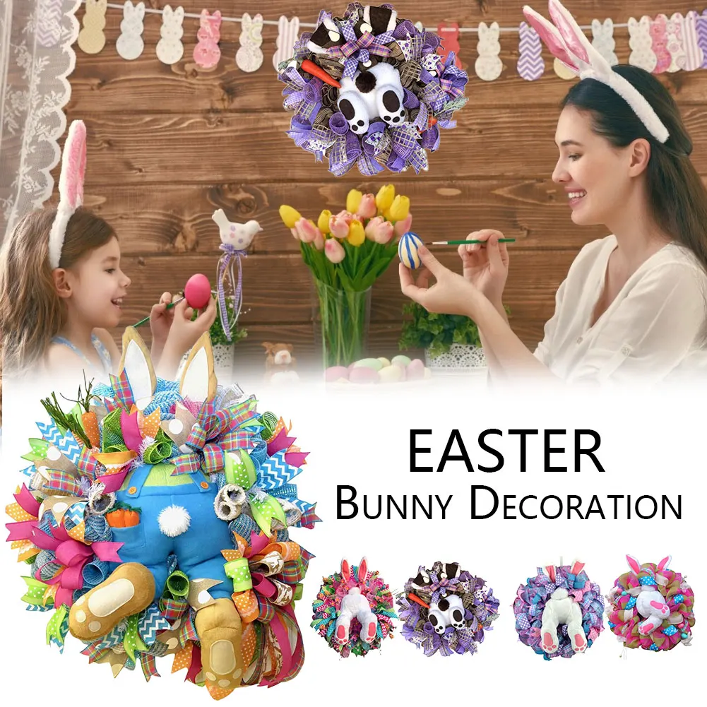 Easter Thief Bunny Butt Wreath With Easter Cross Garland Home Decor Spring Wedding Wreath Cartoon Bunny Shape Ornaments
Easter Thief Bunny Butt Wreath With Easter Cross Garland Home Decor Spring Wedding Wreath Cartoon Bunny Shape Ornaments