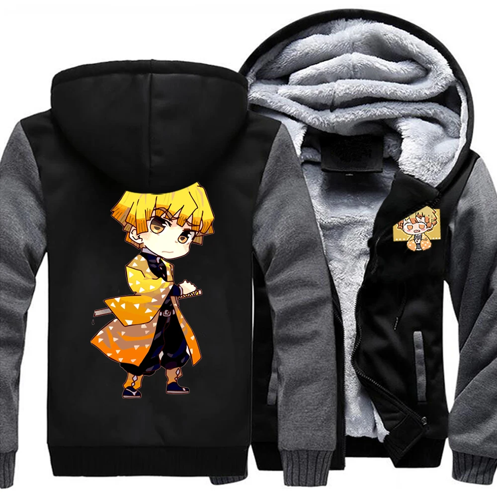 Demon Slayer Tanjirou Anime Warm Men's Hoodies Jackets Kawaii Zenitsu Thick Jacket Thick Sportswear Men's Fitness Jackets
Demon Slayer Tanjirou Anime Warm Men's Hoodies Jackets Kawaii Zenitsu Thick Jacket Thick Sportswear Men's Fitness Jackets
