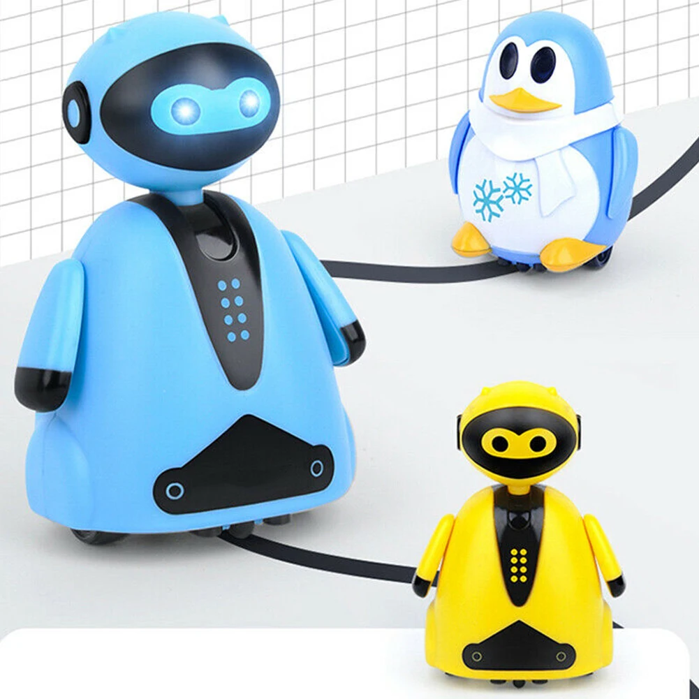 Education With Light Music Inductive Robot Pen Mini Cute Kid Electric Home Smart Xmas Gift Follow Any Drawn Line Children Toy
Education With Light Music Inductive Robot Pen Mini Cute Kid Electric Home Smart Xmas Gift Follow Any Drawn Line Children Toy