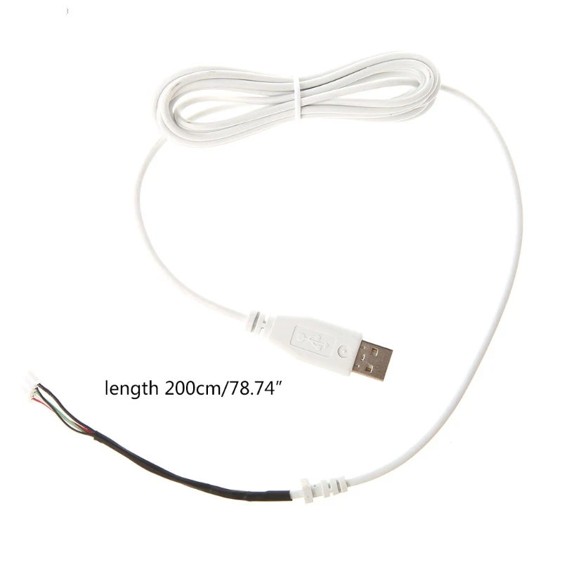 Кабель для мыши USB, белый провод для мыши 2 м, запасные части для замены, совместимы с игровой мышью DeathAdder 2014
Кабель для мыши USB, белый провод для мыши 2 м, запасные части для замены, совместимы с игровой мышью DeathAdder 2014
