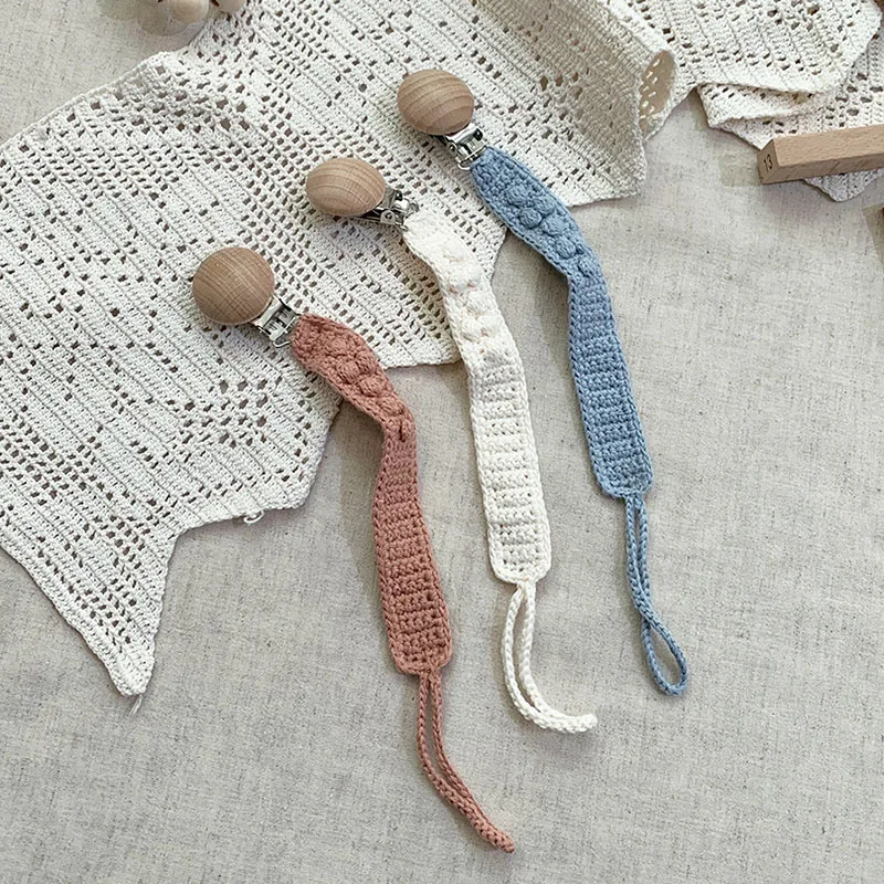 Baby New Hand Hook Knitting Pacifier Chain Wooden Pacifier Anti Dropping Chain Wooden Pacifier Anti Dropping Clip
Baby New Hand Hook Knitting Pacifier Chain Wooden Pacifier Anti Dropping Chain Wooden Pacifier Anti Dropping Clip