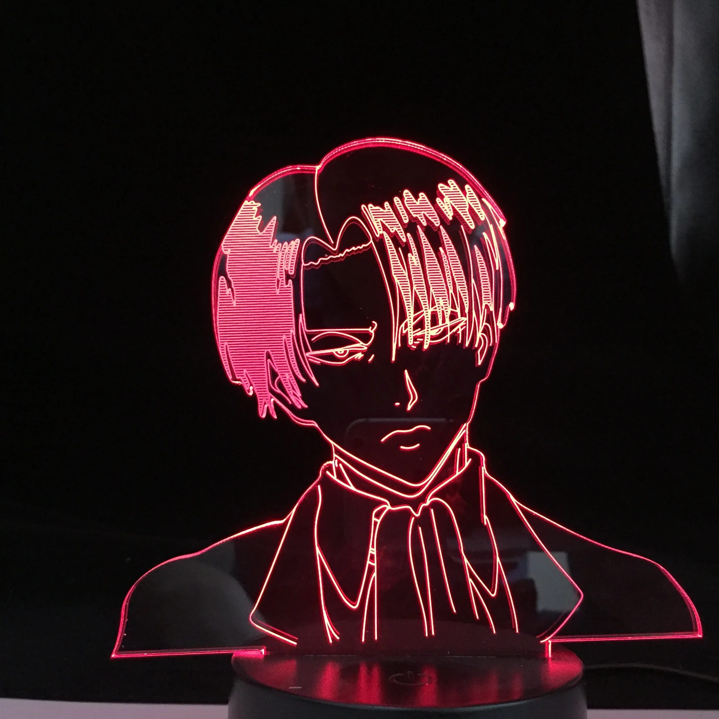 Светильник Levi Ackerman «атака на Титанов» для домашнего декора комнаты, детский подарок, 3d светодиодный ночник, аниме акриловый 3d светильник, Па...
Светильник Levi Ackerman «атака на Титанов» для домашнего декора комнаты, детский подарок, 3d светодиодный ночник, аниме акриловый 3d светильник, Па...