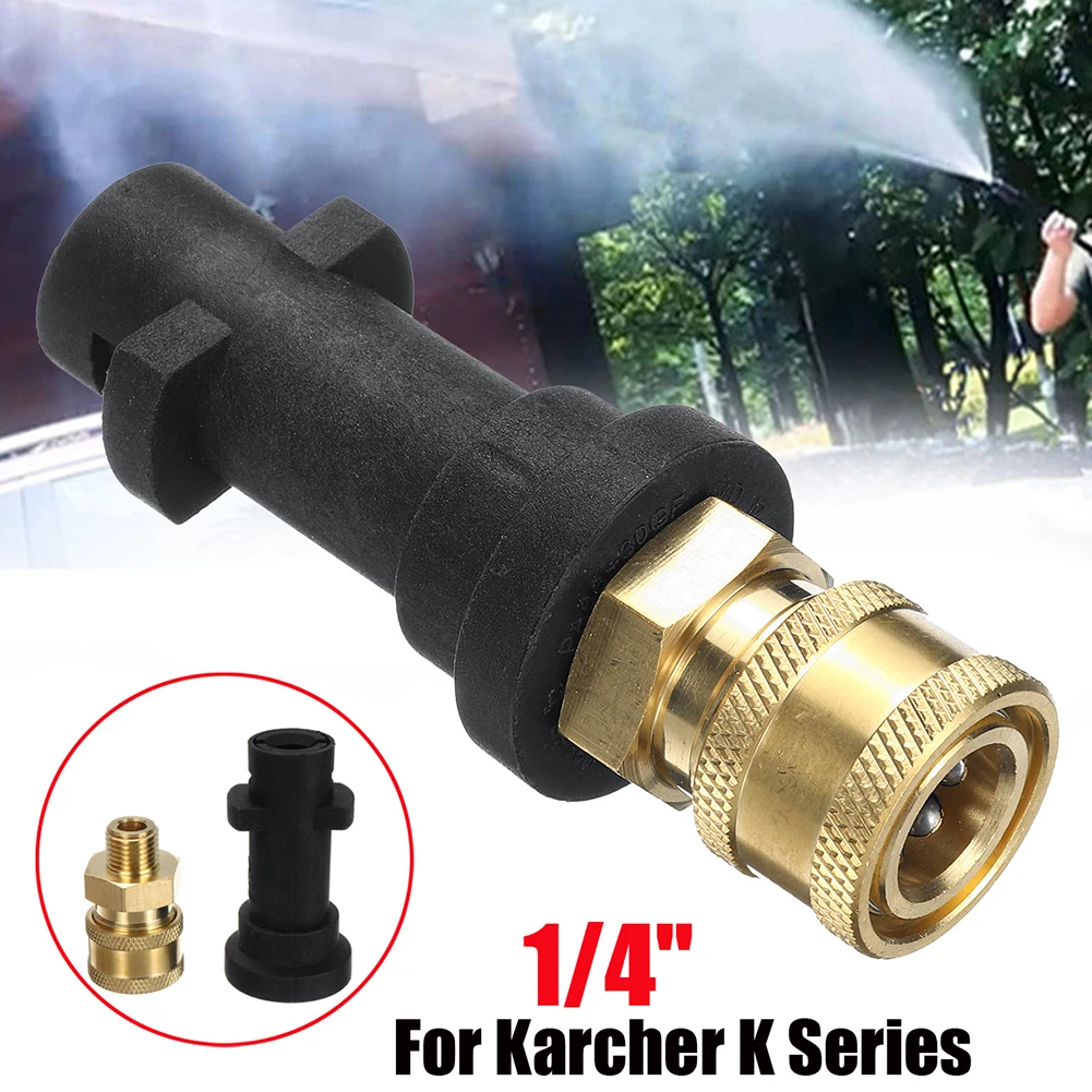 1/4-inch Quick-Connect Pressure Washer Kit Adapters for S10 Karcher K series Pressure Washer Cleaning Machine
1/4-inch Quick-Connect Pressure Washer Kit Adapters for S10 Karcher K series Pressure Washer Cleaning Machine