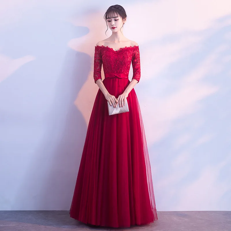 Plus Size 3XL Elegant Slash Neck Bride Wedding Dress A-line Evening Party Dress Noble Celebrity Dress Floor Length Prom Dress
Plus Size 3XL Elegant Slash Neck Bride Wedding Dress A-line Evening Party Dress Noble Celebrity Dress Floor Length Prom Dress