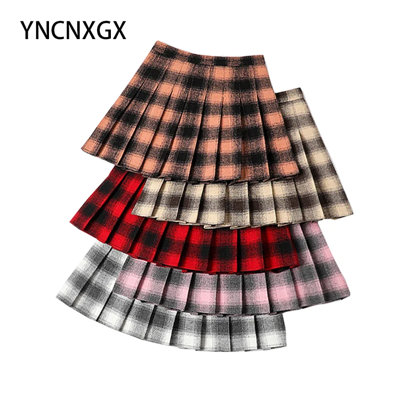 High Waist Pleated Skirt Women's Plaid Casual Short Skirt Striped Pleated Waist Female Sweet Mini Dance Plaid
High Waist Pleated Skirt Women's Plaid Casual Short Skirt Striped Pleated Waist Female Sweet Mini Dance Plaid