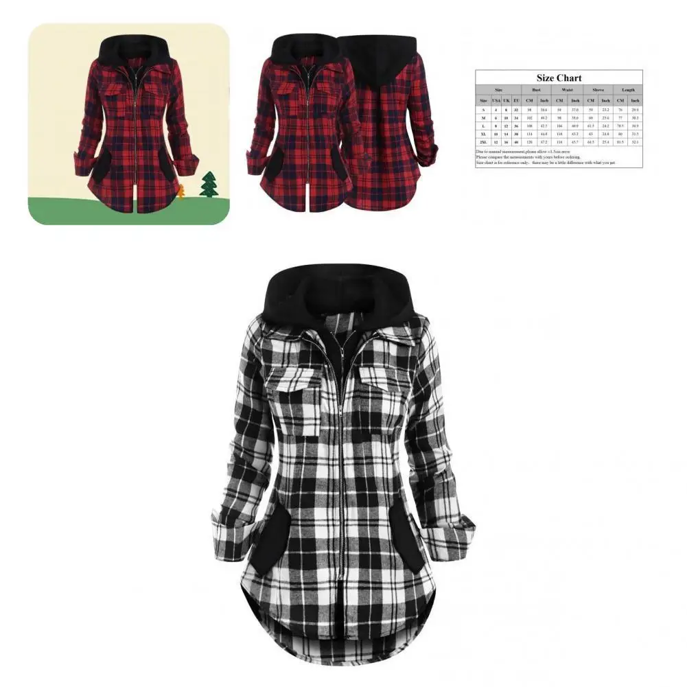 Women Blouse Stylish Autumn Winter Plaid Punk Style Fake Two Piece Shirt for Travel Women Shirt Blouse
Women Blouse Stylish Autumn Winter Plaid Punk Style Fake Two Piece Shirt for Travel Women Shirt Blouse