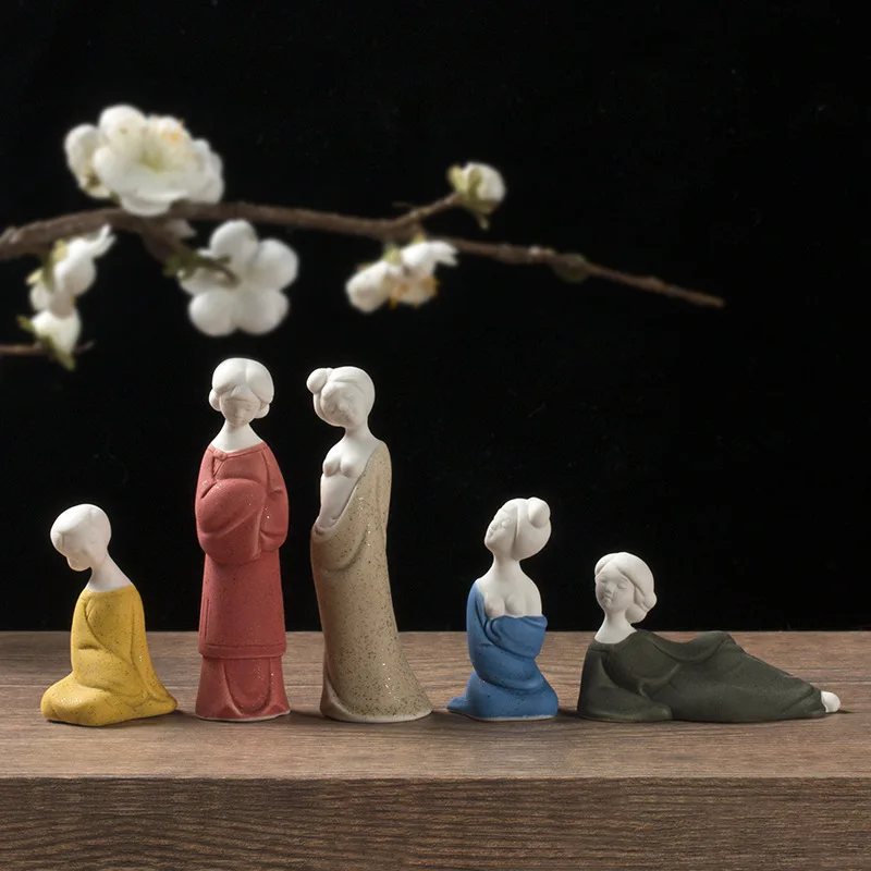 White Ceramic lady Figurines Women Buddha Statue Ornaments Creative Color Porcelain Tea Tray Accessories Crafts Home Decoration
White Ceramic lady Figurines Women Buddha Statue Ornaments Creative Color Porcelain Tea Tray Accessories Crafts Home Decoration