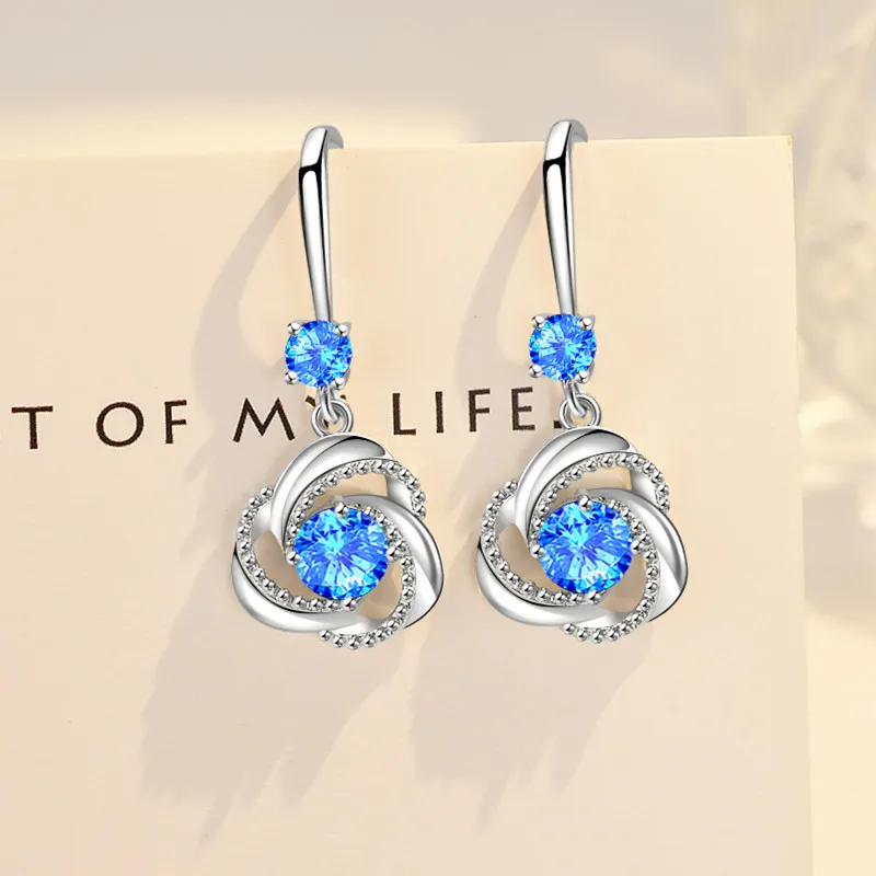 925 Sterling Silver New Women's Fashion Jewelry High Quality Crystal Zircon Flower Hook Type Long Tassel Earrings Ear Cuff
925 Sterling Silver New Women's Fashion Jewelry High Quality Crystal Zircon Flower Hook Type Long Tassel Earrings Ear Cuff