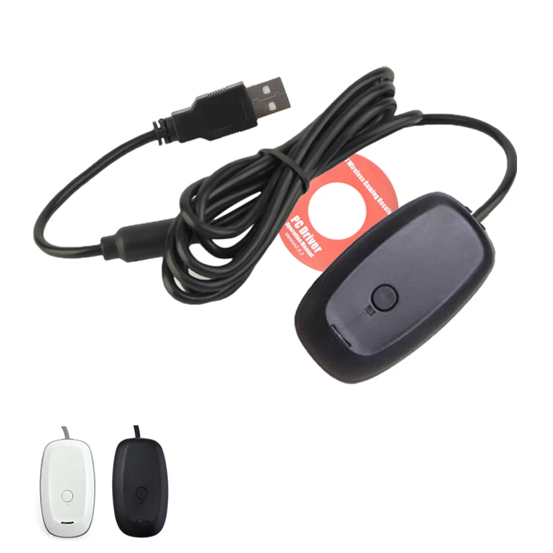 

For Xbox 360 Wireless Gamepad PC Adapter USB Receiver Supports Win7/8/10 System For Microsoft Xbox360 Controller Console