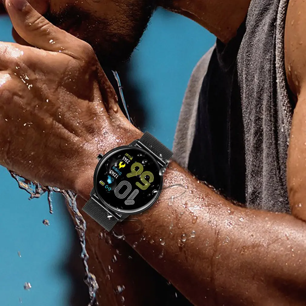 Ip68 Waterproof Smartwatch Sport Watch Heart Rate Health Wristband Smart Bracelet For Most Smartphones Dropshipping | Электроника