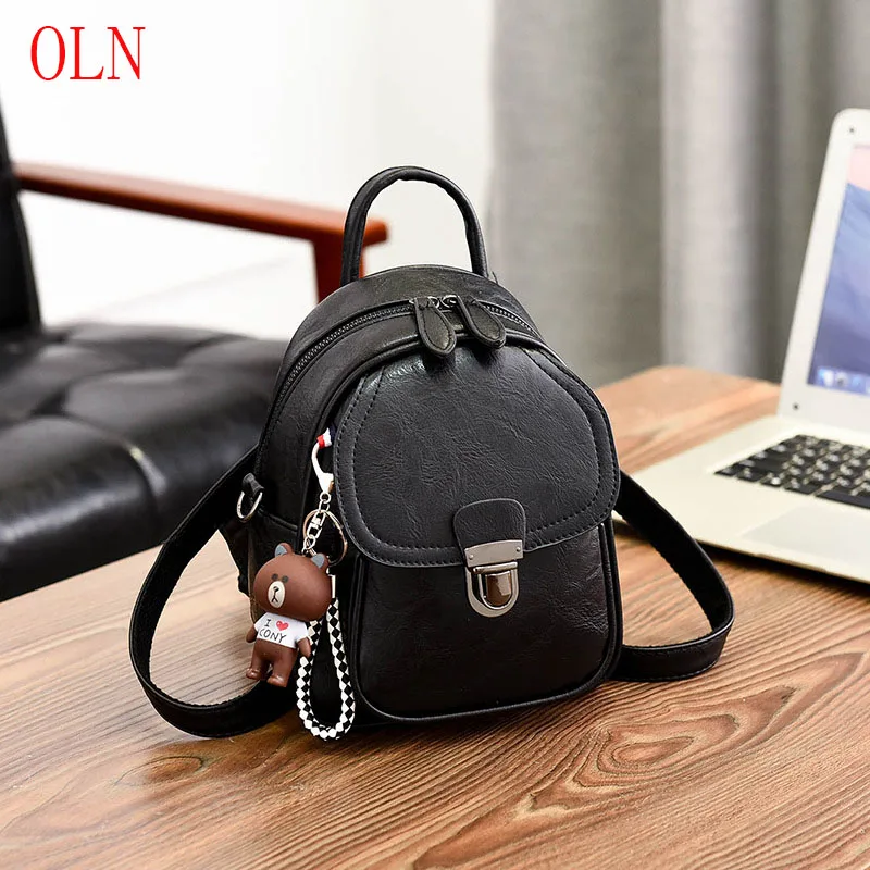 OLN Winter 2020Pu New Women's Fashion Backpack Black Multifunctional Travel Backpack Designer Luxury Handbag
OLN Winter 2020Pu New Women's Fashion Backpack Black Multifunctional Travel Backpack Designer Luxury Handbag