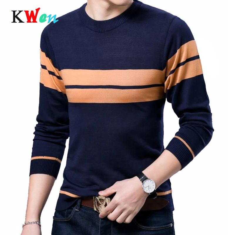 Spring Autumn Brand Casual Men Sweater O-neck Fashion Mens pull Sweaters 3XL High Quality Stripe Knitting Sweaters Men Pullover
Spring Autumn Brand Casual Men Sweater O-neck Fashion Mens pull Sweaters 3XL High Quality Stripe Knitting Sweaters Men Pullover