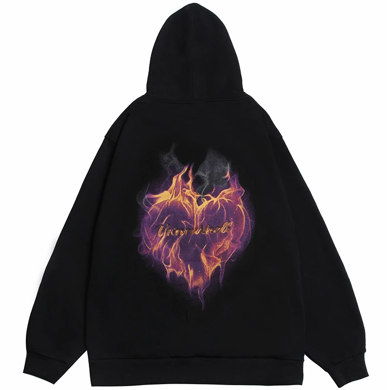 Autumn Men Hip Hop Pullover Hoodies Fire Flame Heart Letter Print 2021 Streetwear Harajuku Casual Cotton Hooded Sweatshirt Black
Autumn Men Hip Hop Pullover Hoodies Fire Flame Heart Letter Print 2021 Streetwear Harajuku Casual Cotton Hooded Sweatshirt Black