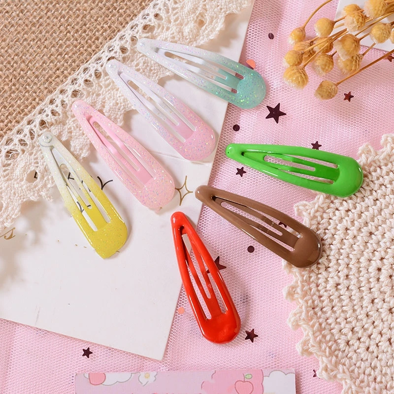 10pcs Cute Snap Hair Clips Cute BB Hairpins Water Drop Metal Barrettes for Women Candy Color Hair Styling Accessories
10pcs Cute Snap Hair Clips Cute BB Hairpins Water Drop Metal Barrettes for Women Candy Color Hair Styling Accessories
