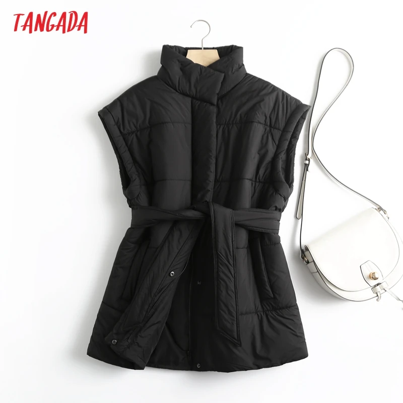 Tangada Women Black Oversize Sleeveless Parkas With Slash 2021 Winter Pockets Female Warm Elegant Coat Jacket 6D117
Tangada Women Black Oversize Sleeveless Parkas With Slash 2021 Winter Pockets Female Warm Elegant Coat Jacket 6D117