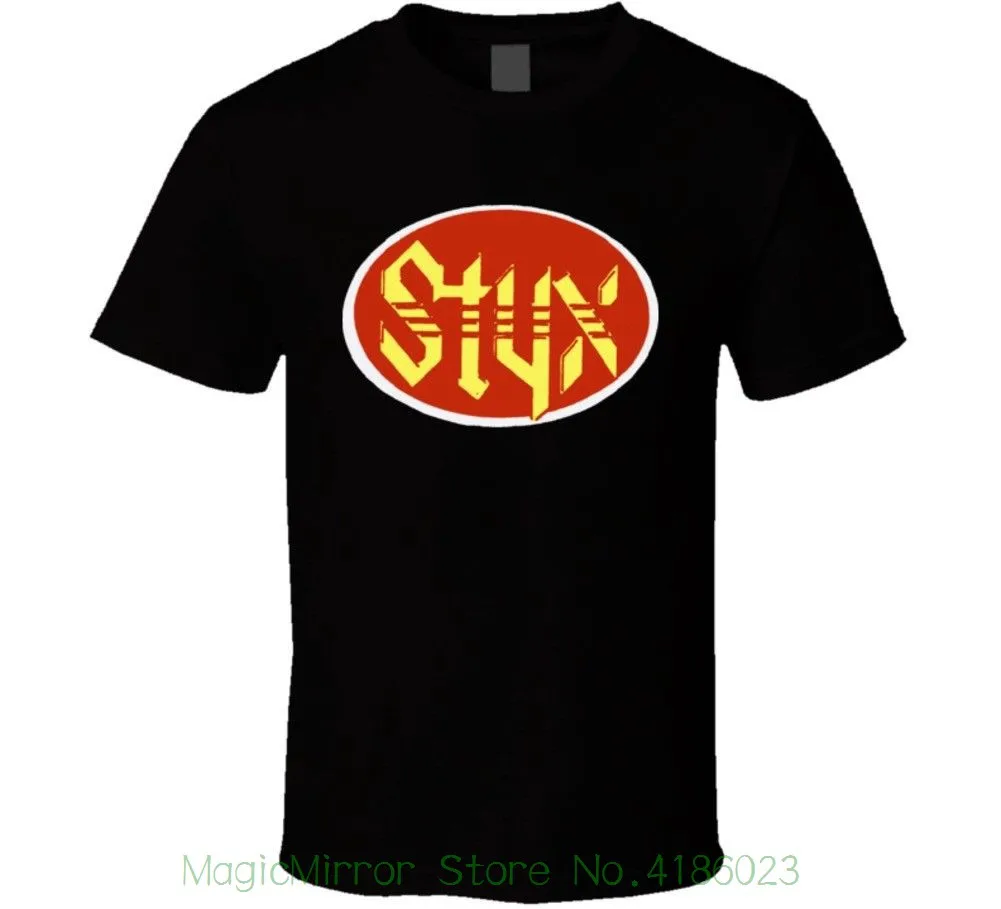 Styx Retro Rock Music Group T Shirt Short Sleeves New Fashion T-shirt Men Clothing
Styx Retro Rock Music Group T Shirt Short Sleeves New Fashion T-shirt Men Clothing
