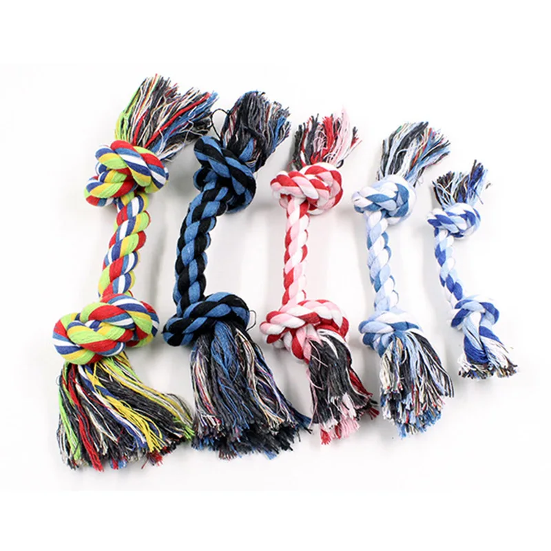 1pcs Pet Dog Puppy Double Cotton Chew knot toys pet supplies Clean teeth Durable Braided Bone Rope Random Color Pet molar toy
1pcs Pet Dog Puppy Double Cotton Chew knot toys pet supplies Clean teeth Durable Braided Bone Rope Random Color Pet molar toy