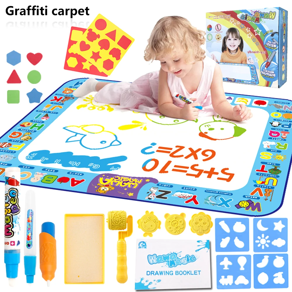 Magic Water Drawing Mat Coloring Doodle Toys Reusable Big Size Painting Board Montessori Early Educational Toys For Kids Gift
Magic Water Drawing Mat Coloring Doodle Toys Reusable Big Size Painting Board Montessori Early Educational Toys For Kids Gift